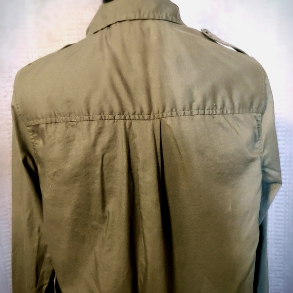 LUCKY BRAND BUTTON LONG SLEEVE FRONT POCKETS SMALL PETITE - Picture 7 of 13